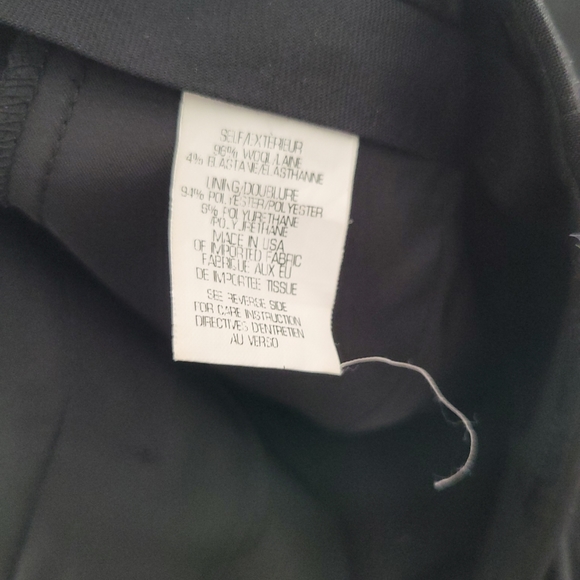 NWT Theory Emery 2 Urban Black Pants Size 2 - Picture 4 of 6